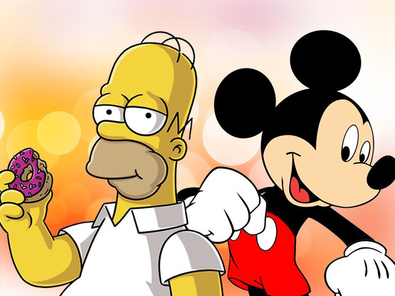 FOX NA DISNEY | Homer Simpson dá as suas “boas-vindas” ao Mickey!