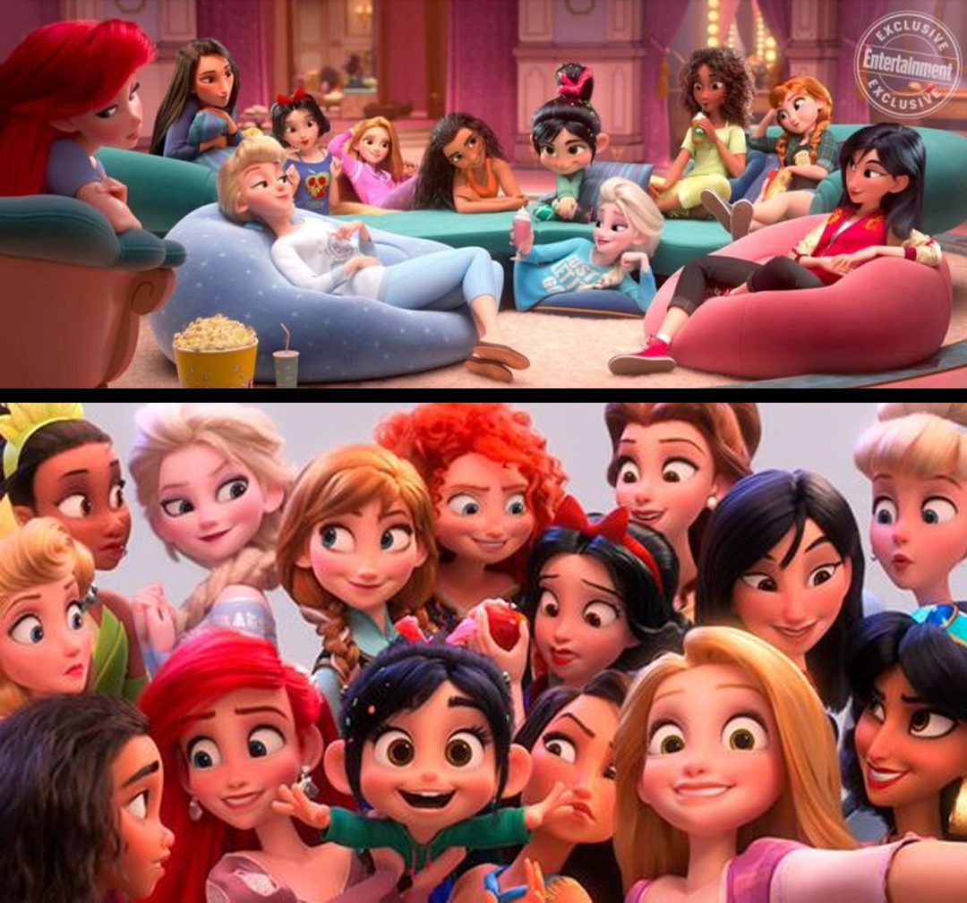 WIFI RALPH Princesas da Disney se sentem em casa em nova fot. 