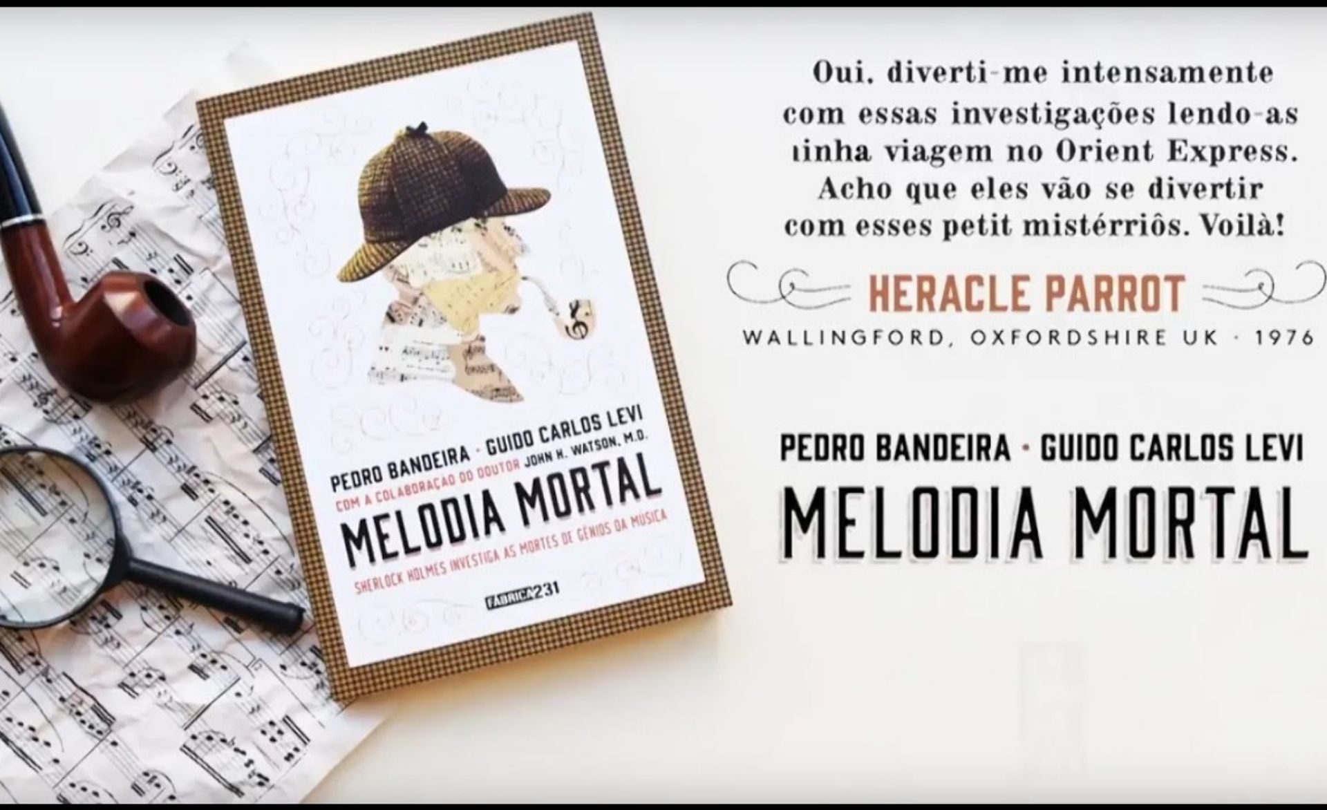 MELODIA MORTAL | Livro de Pedro Bandeira e Guido Carlos Levi