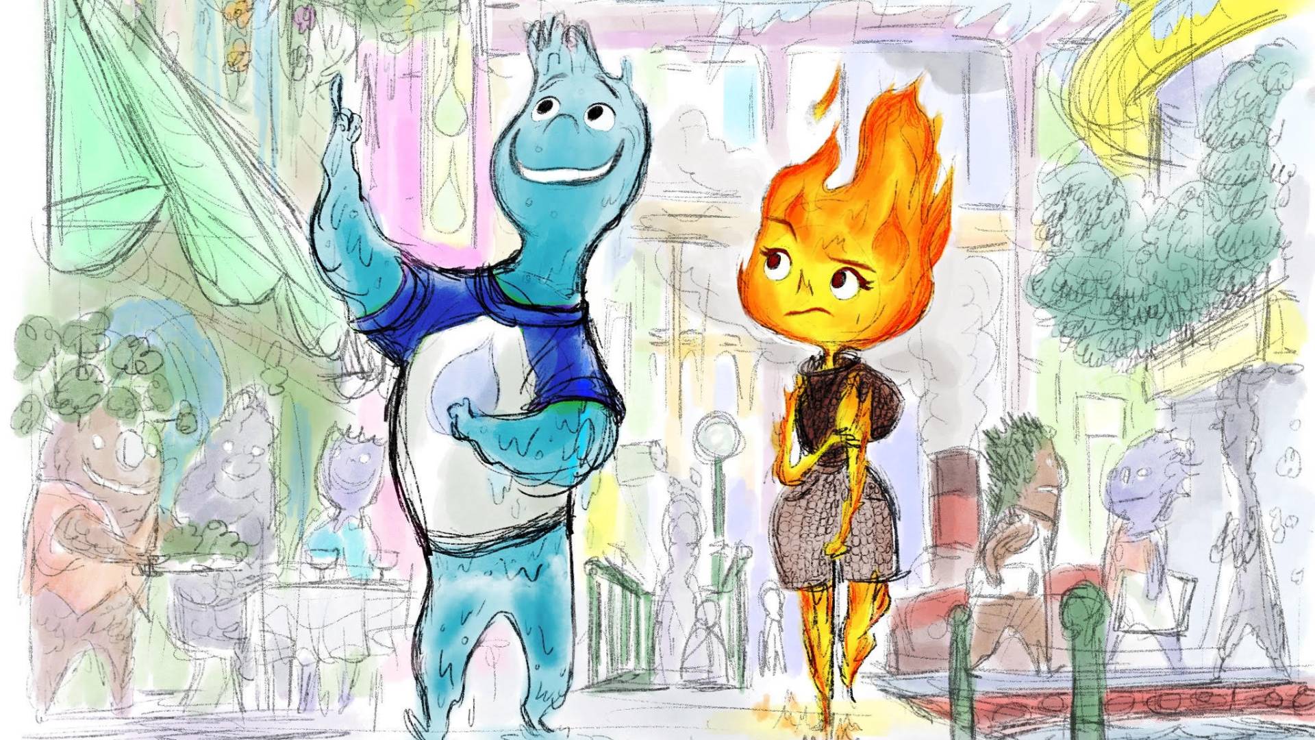 Conheça ELEMENTAL nova animação da Disney Pixar