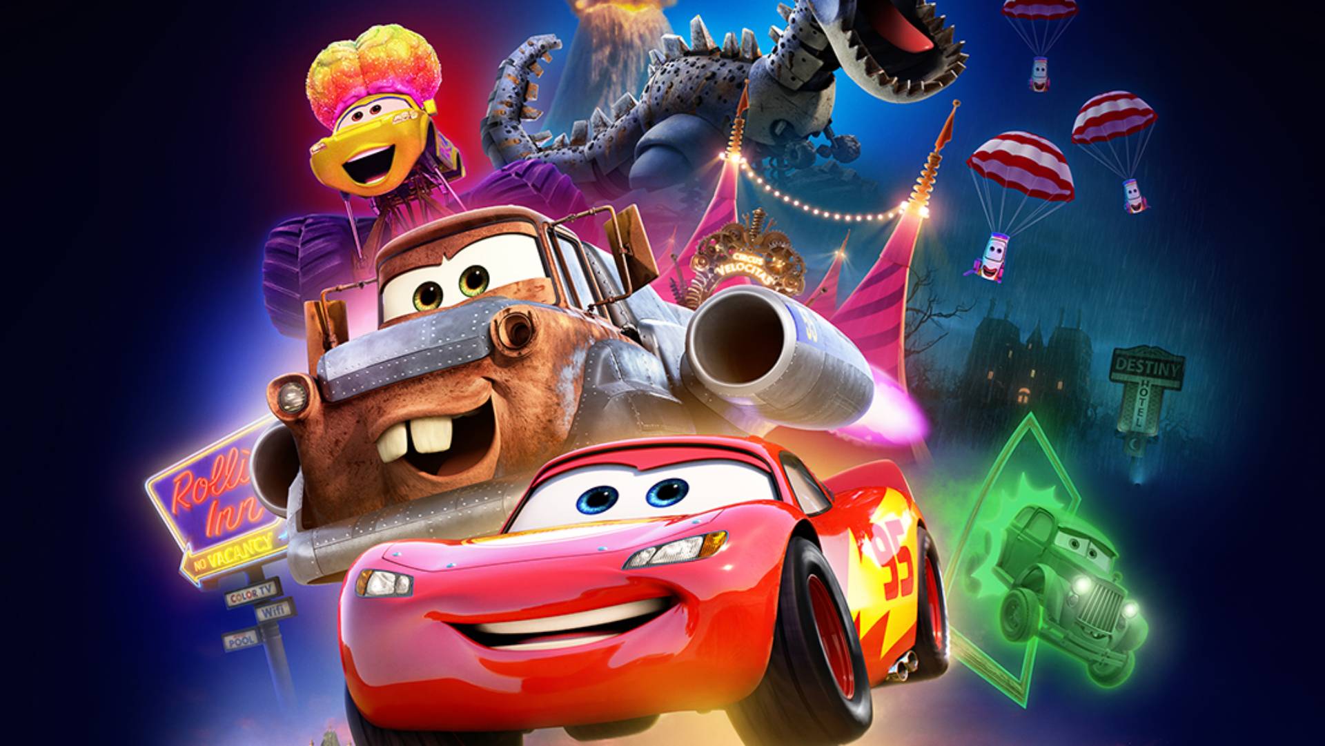Disney anuncia “CARROS NA ESTRADA”, série original da Pixar