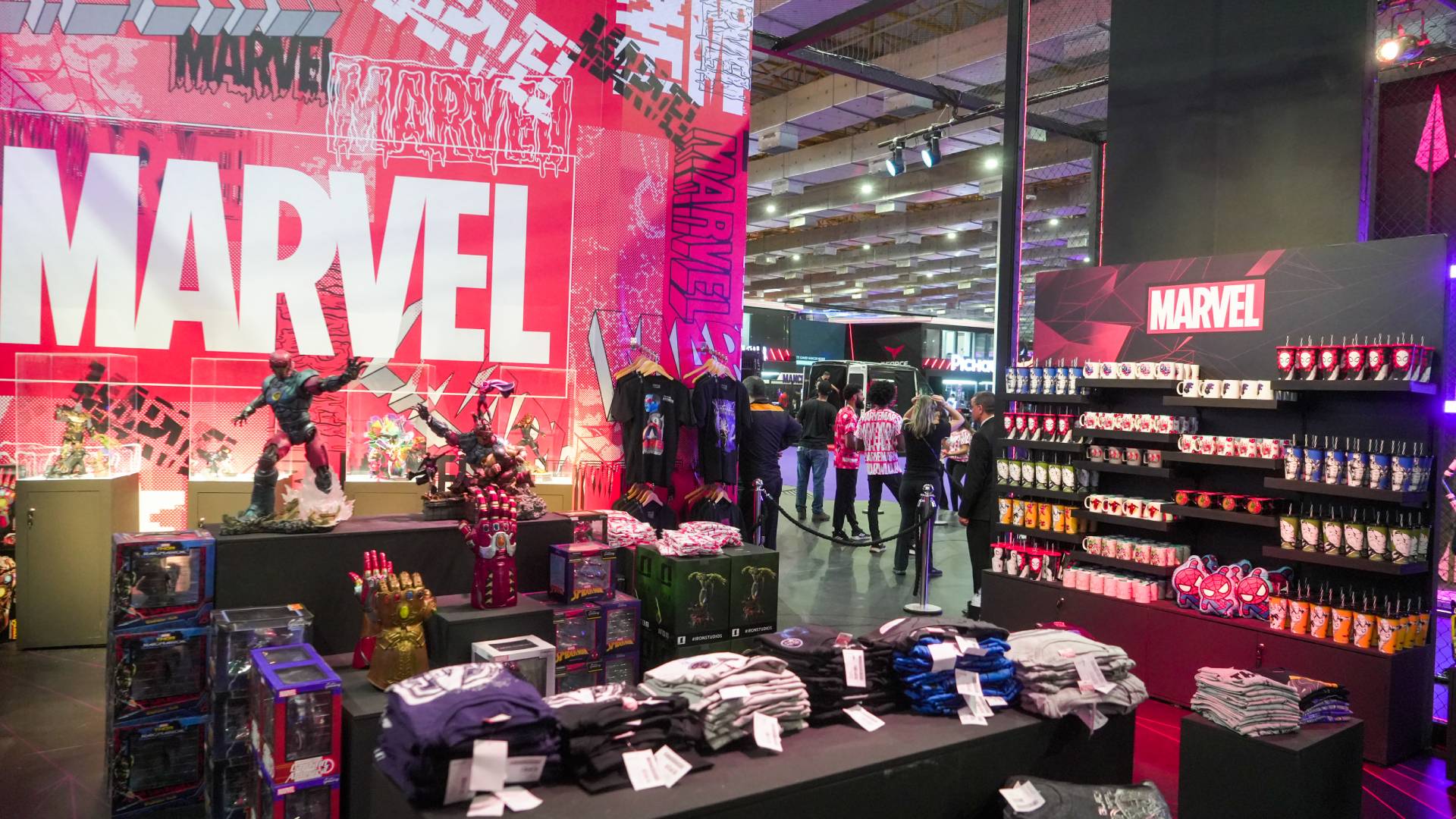Marvel apresenta com exclusividade sua primeira loja dedicada à produtos da franquia