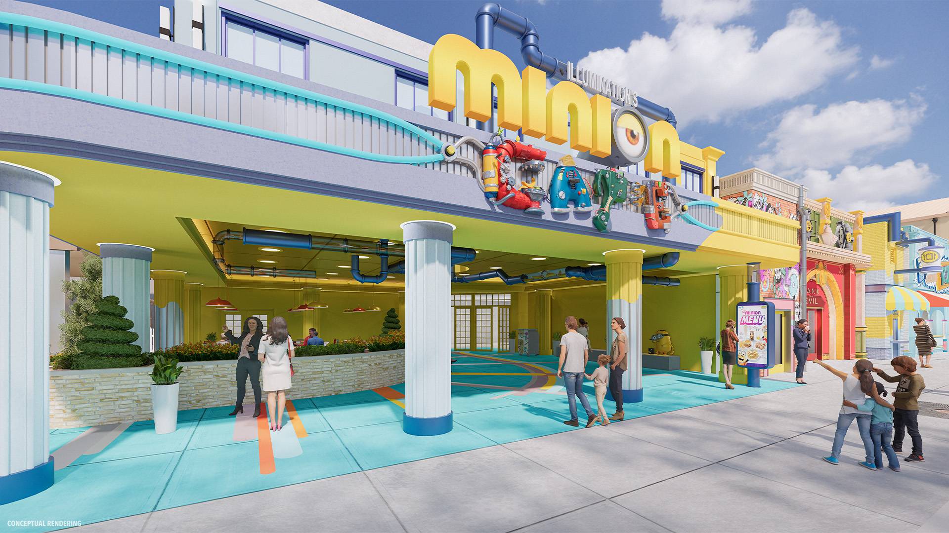 Universal Orlando revela novos detalhes da Minion Land