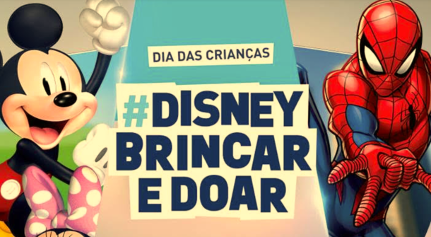 Em outubro a Disney celebra a campanha “Brincar e Doar”